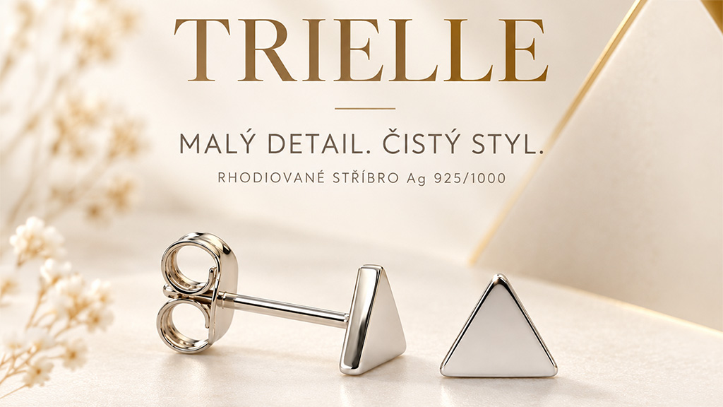 Stříbrné náušnice Trielle-5